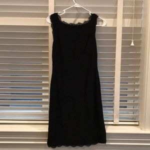 Adrianna Papell black lace dress